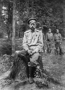 Фотография Николая II, сделанная после его отречения в марте 1917 года и ссылки в Сибирь